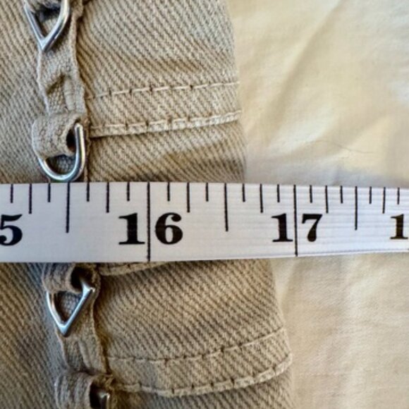 Vintage Y2K Philosophy Di Alberta Ferretti Snap Button Cotton Canvas Jacket - Picture 13 of 14